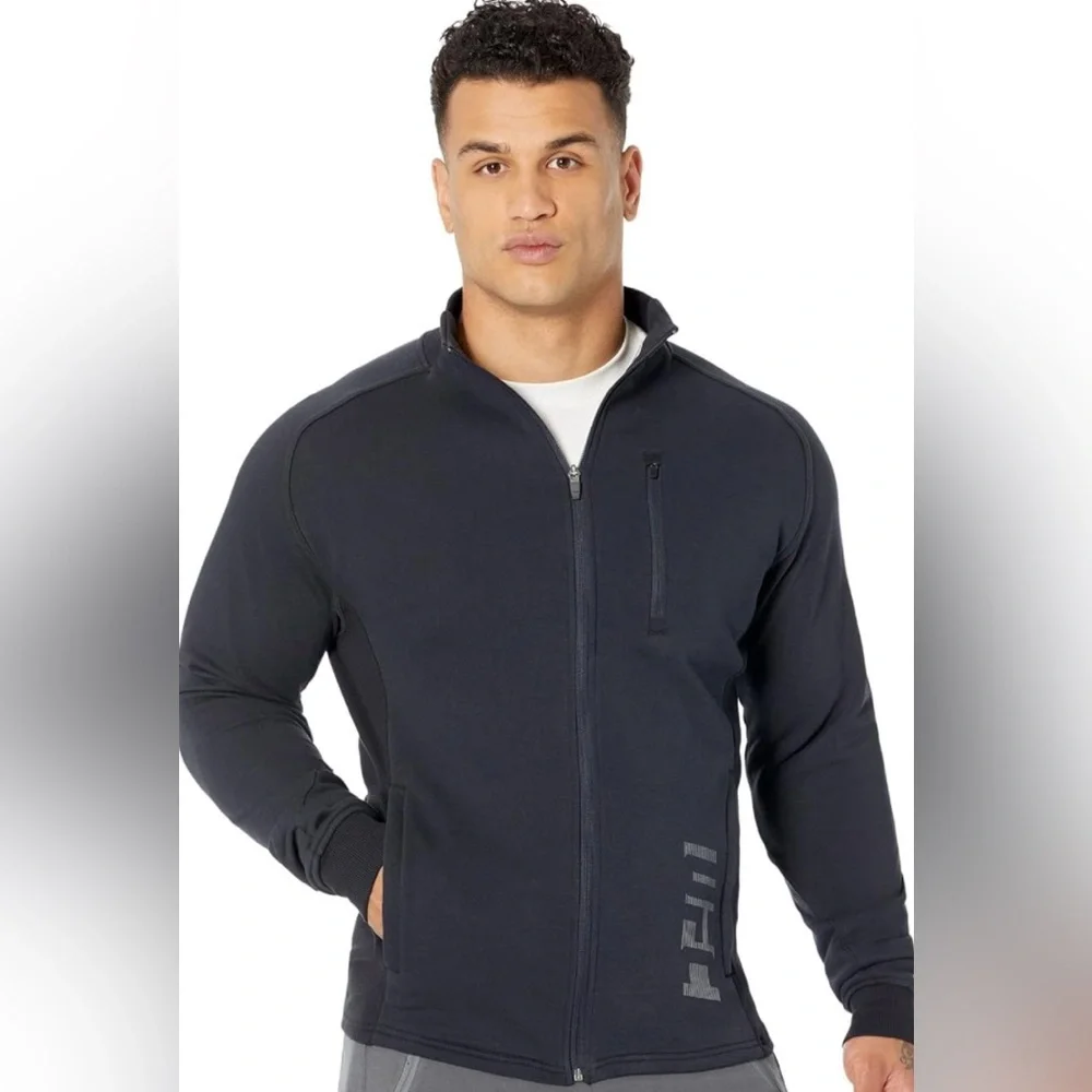 NWT UFC Men's Jacket Black Full Zip Cotton Comfort Style Ultimate fighter - Picture 3 of 5